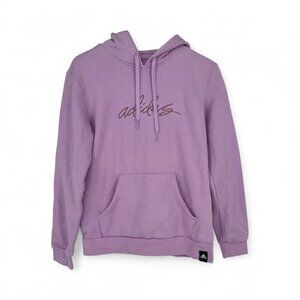 Adidas Sweatshirt Women’s SZ M Purple Hoodie Pockets Pullover